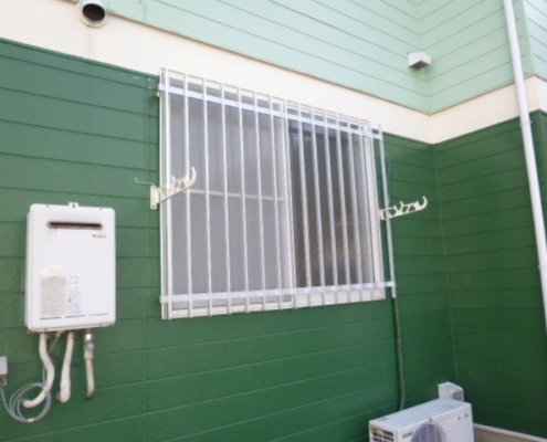 物干し竿の取り付け工事