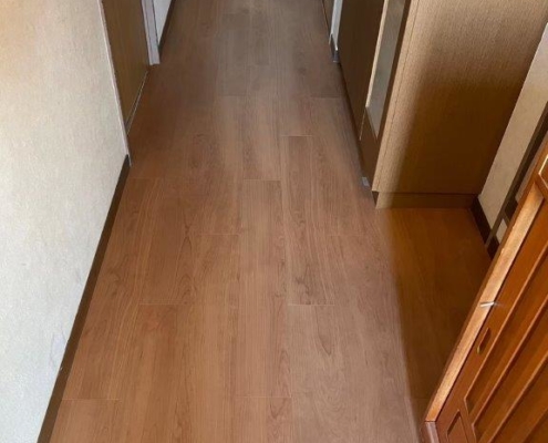 床の張り替え後