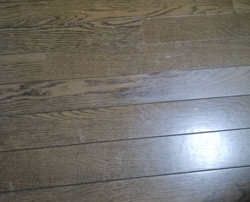 フローリングの補修・リペア後